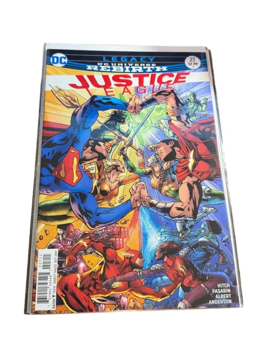 Justice League #27 DC Universe Rebirth 2017 Bryan Hitch Comic Book
